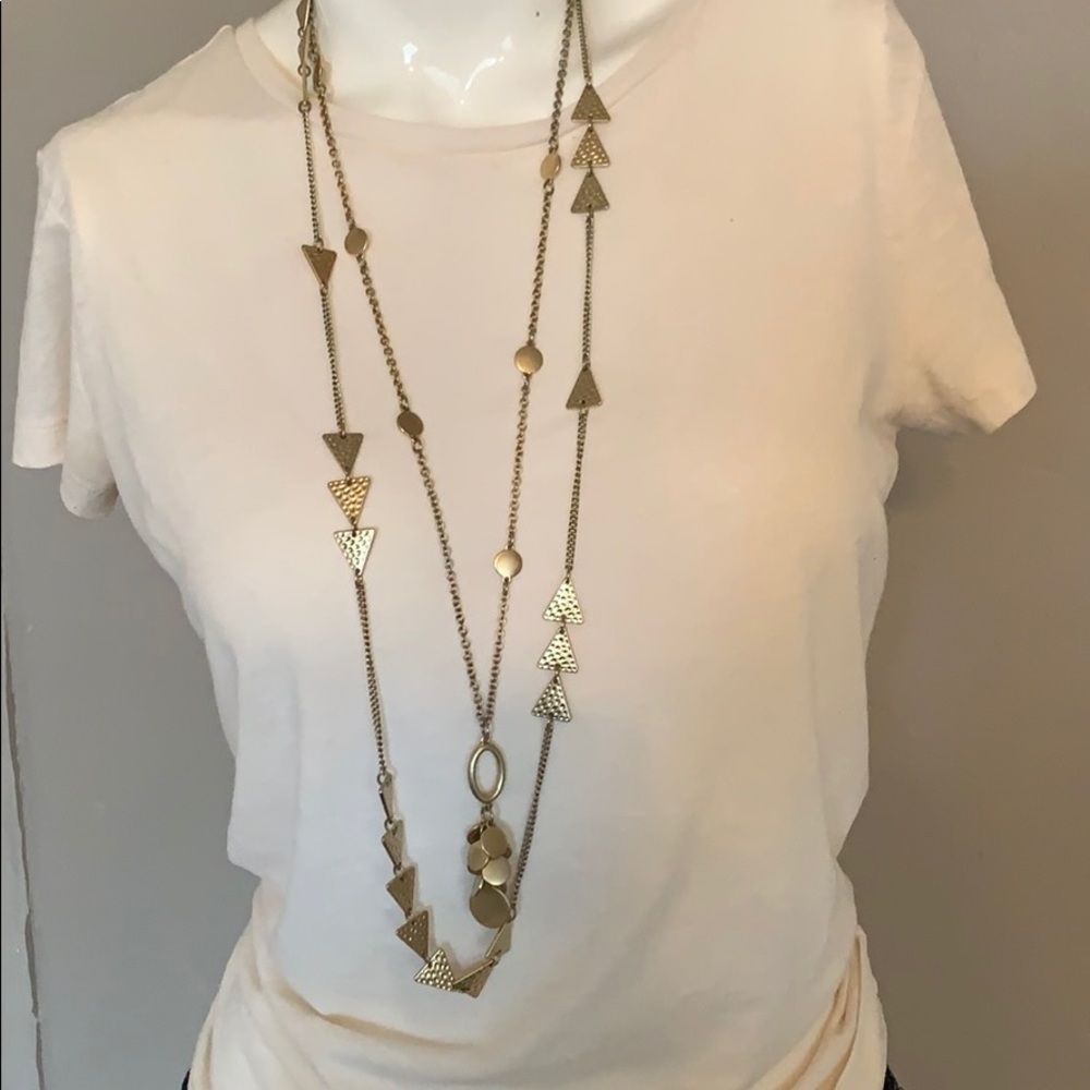 Premier gold multi-way necklace